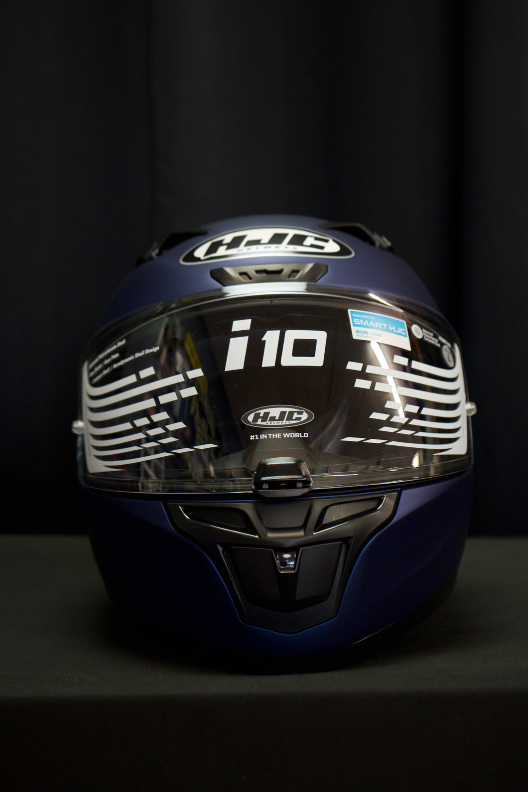 HJC i10 blue helmet