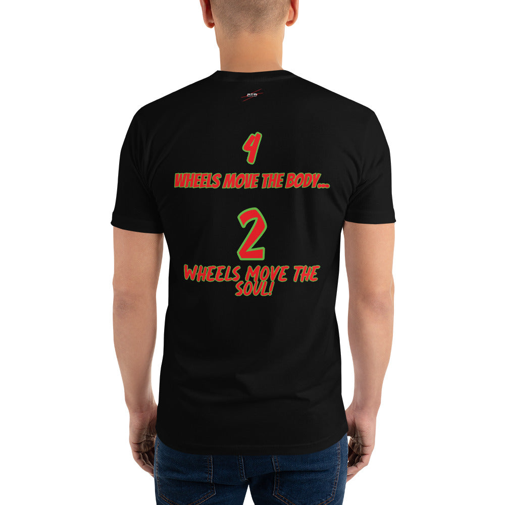 2 wheels moves soul RTR G2 Fitted T-Shirt