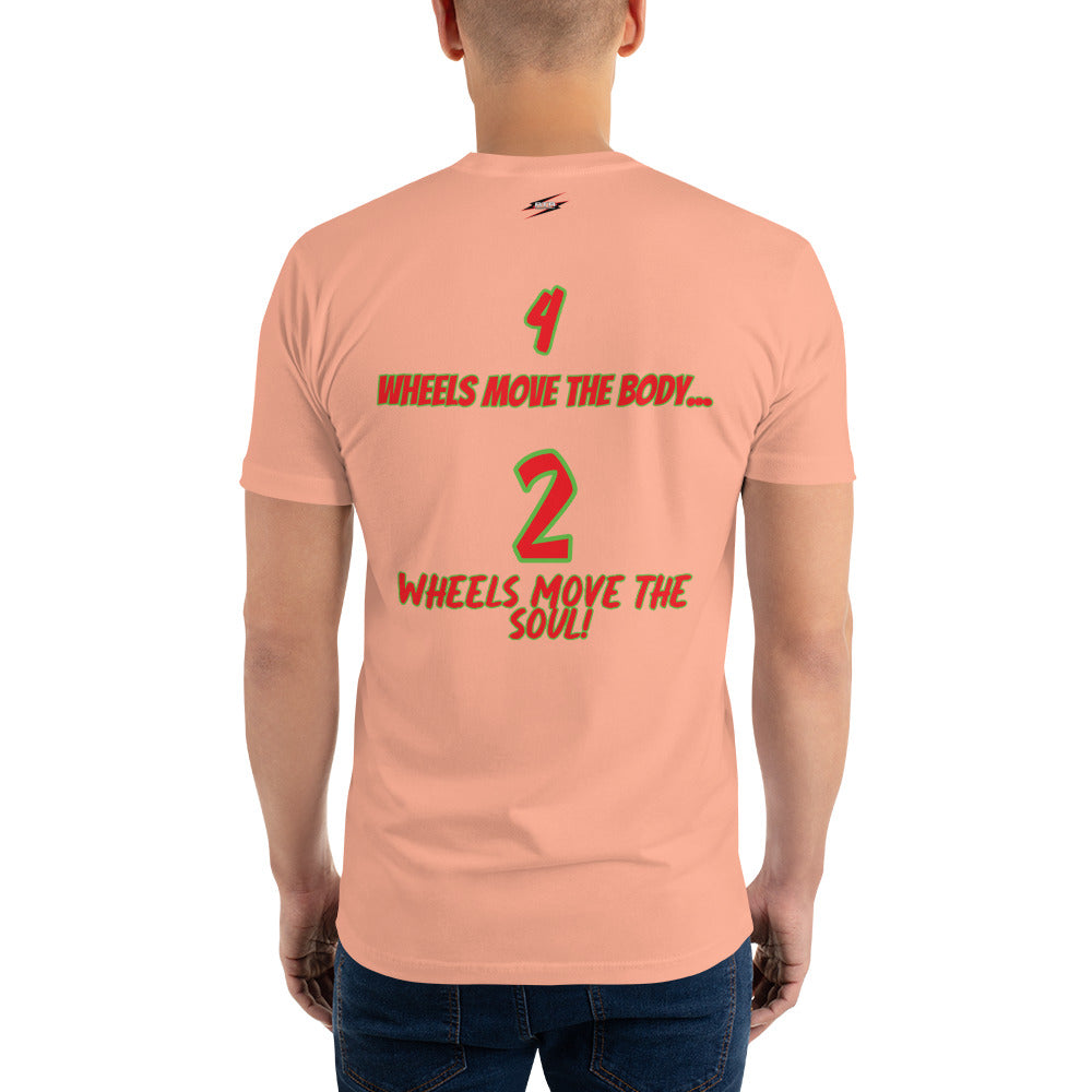 2 wheels moves soul RTR G2 Fitted T-Shirt
