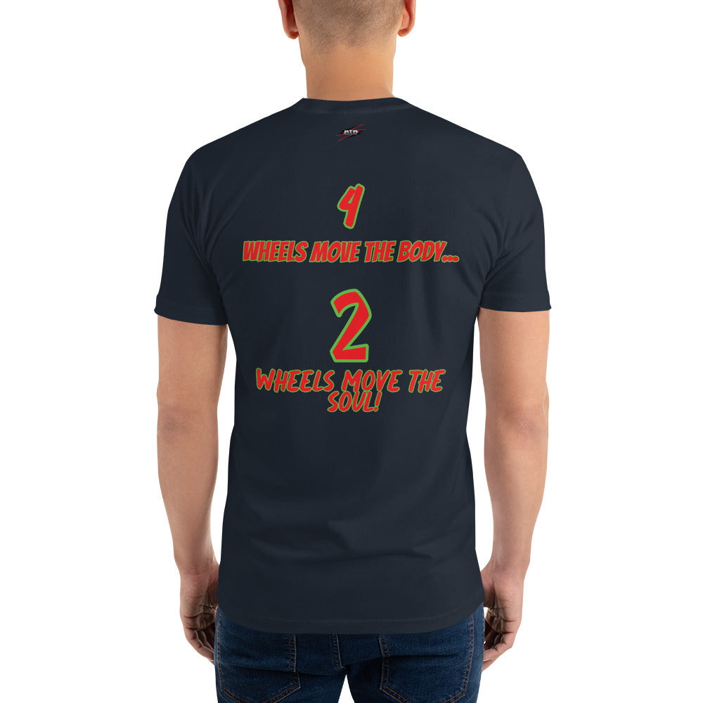 2 wheels moves soul RTR G2 Fitted T-Shirt