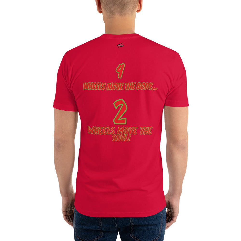 2 wheels moves soul RTR G2 Fitted T-Shirt