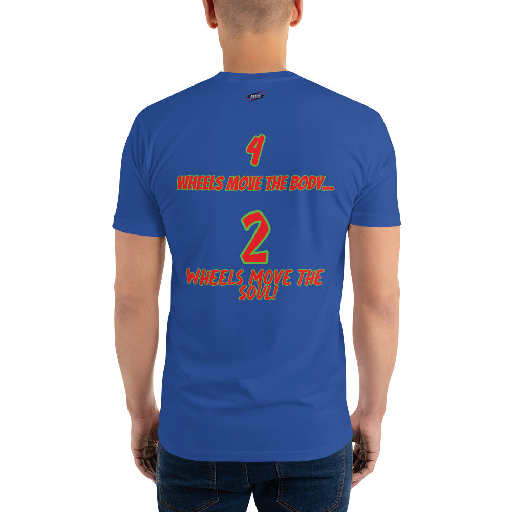 2 wheels moves soul RTR G2 Fitted T-Shirt