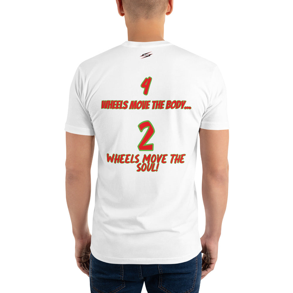 2 wheels moves soul RTR G2 Fitted T-Shirt