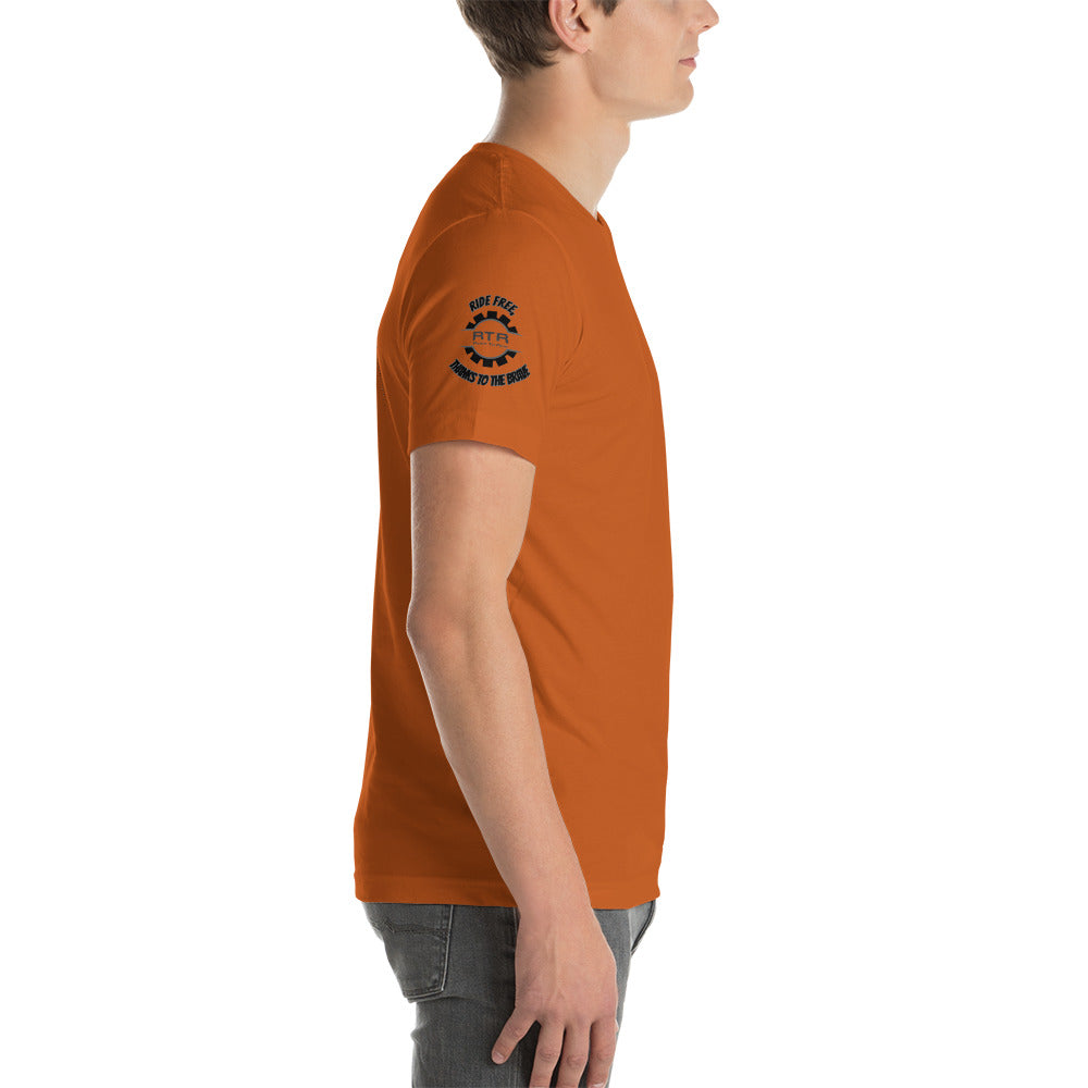 RTR Flag Ride Free, Thanks To The Brave Unisex t-shirt