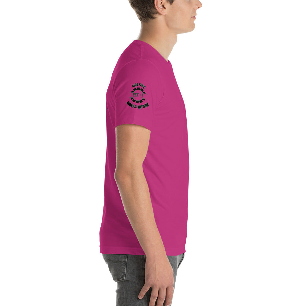 RTR Flag Ride Free, Thanks To The Brave Unisex t-shirt