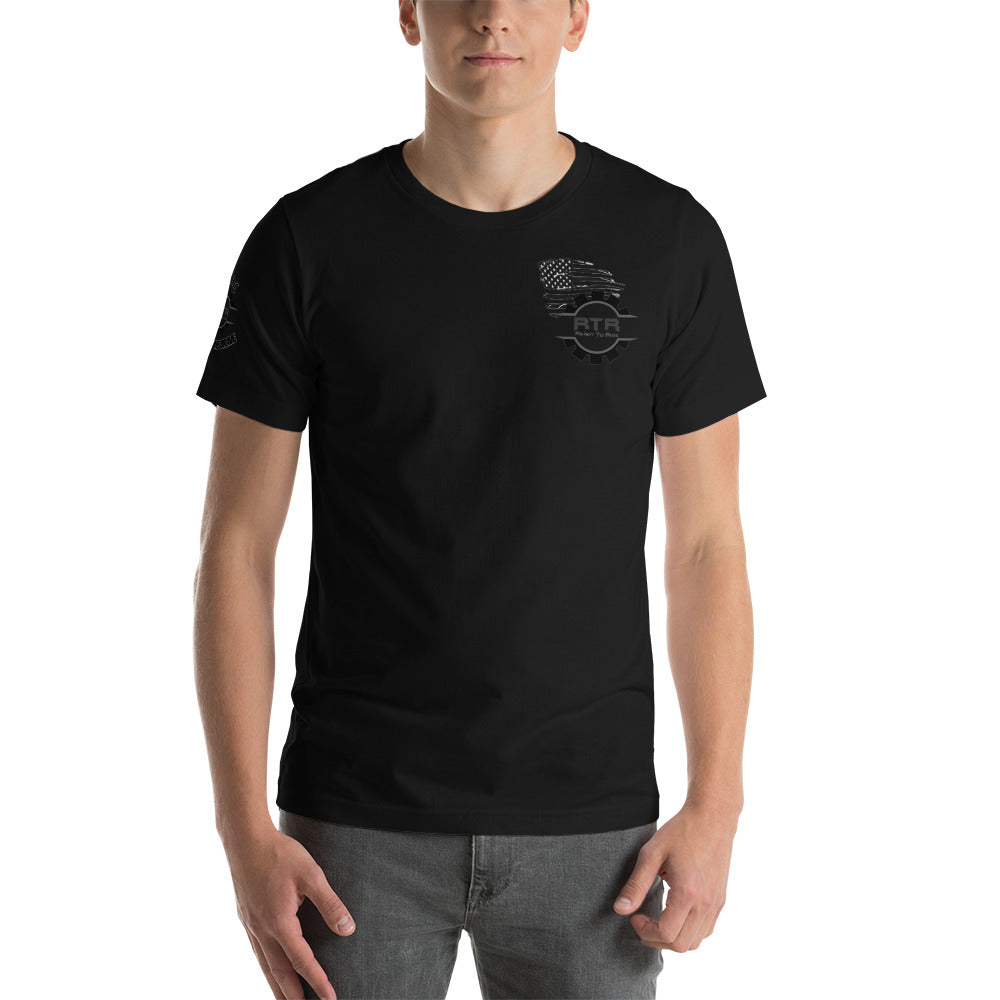 RTR Flag Ride Free, Thanks To The Brave Unisex t-shirt