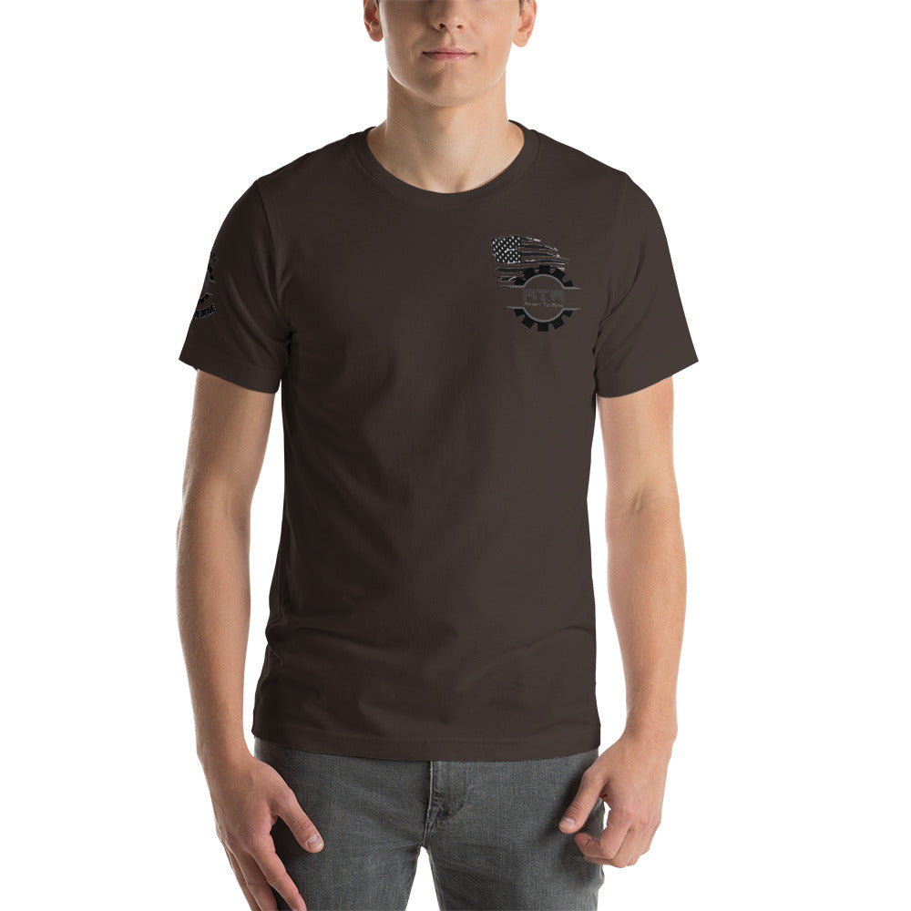 RTR Flag Ride Free, Thanks To The Brave Unisex t-shirt