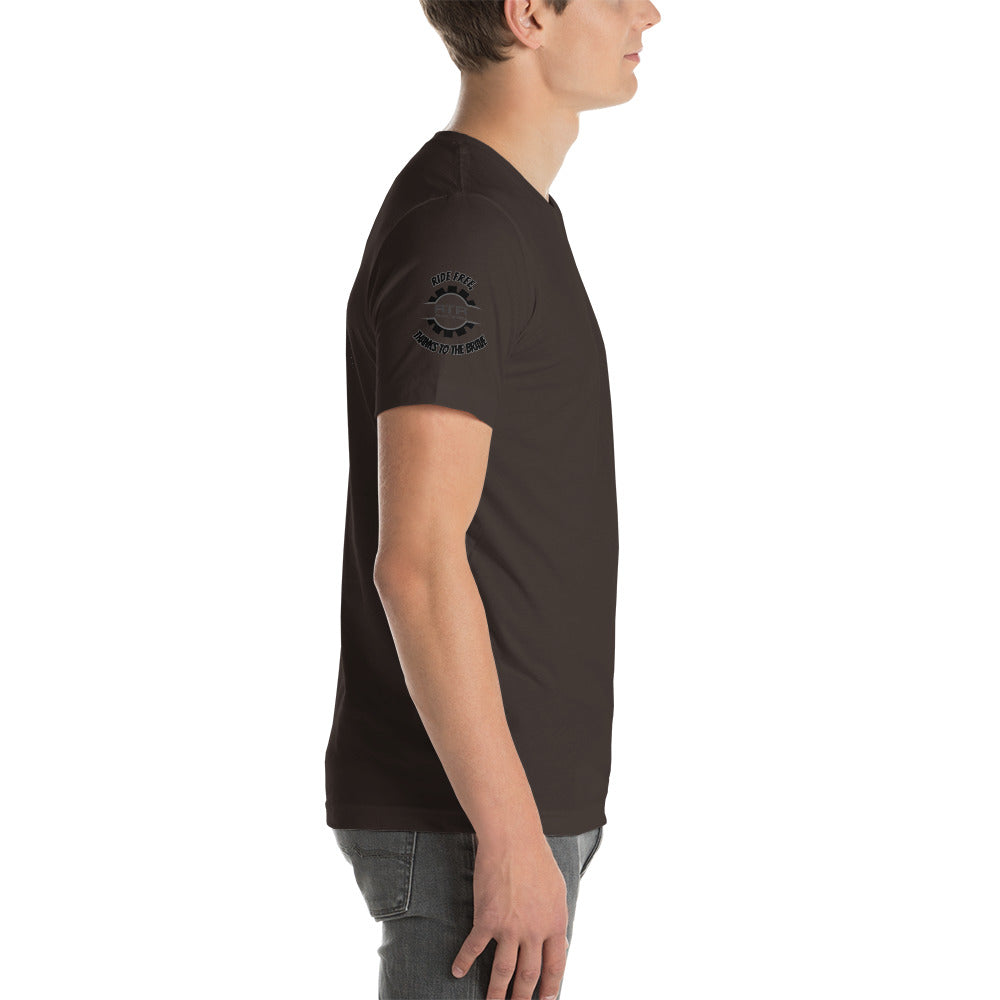 RTR Flag Ride Free, Thanks To The Brave Unisex t-shirt