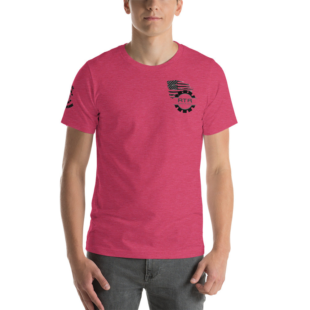 RTR Flag Ride Free, Thanks To The Brave Unisex t-shirt