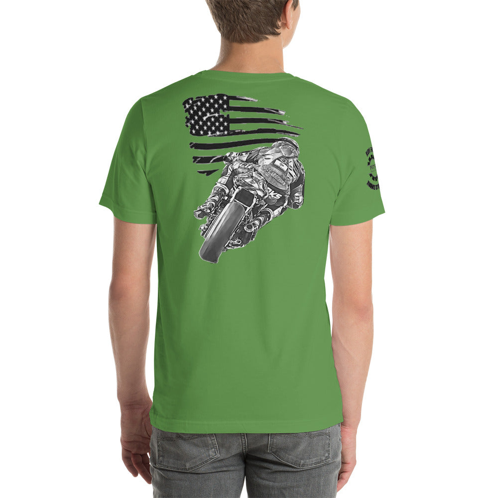 RTR Flag Ride Free, Thanks To The Brave Unisex t-shirt