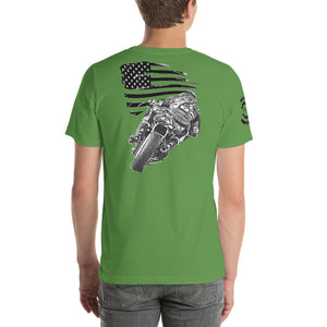 RTR Flag Ride Free, Thanks To The Brave Unisex t-shirt