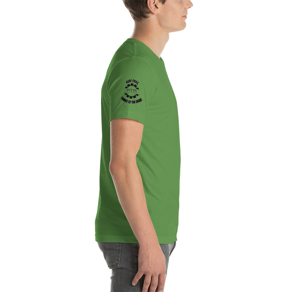 RTR Flag Ride Free, Thanks To The Brave Unisex t-shirt