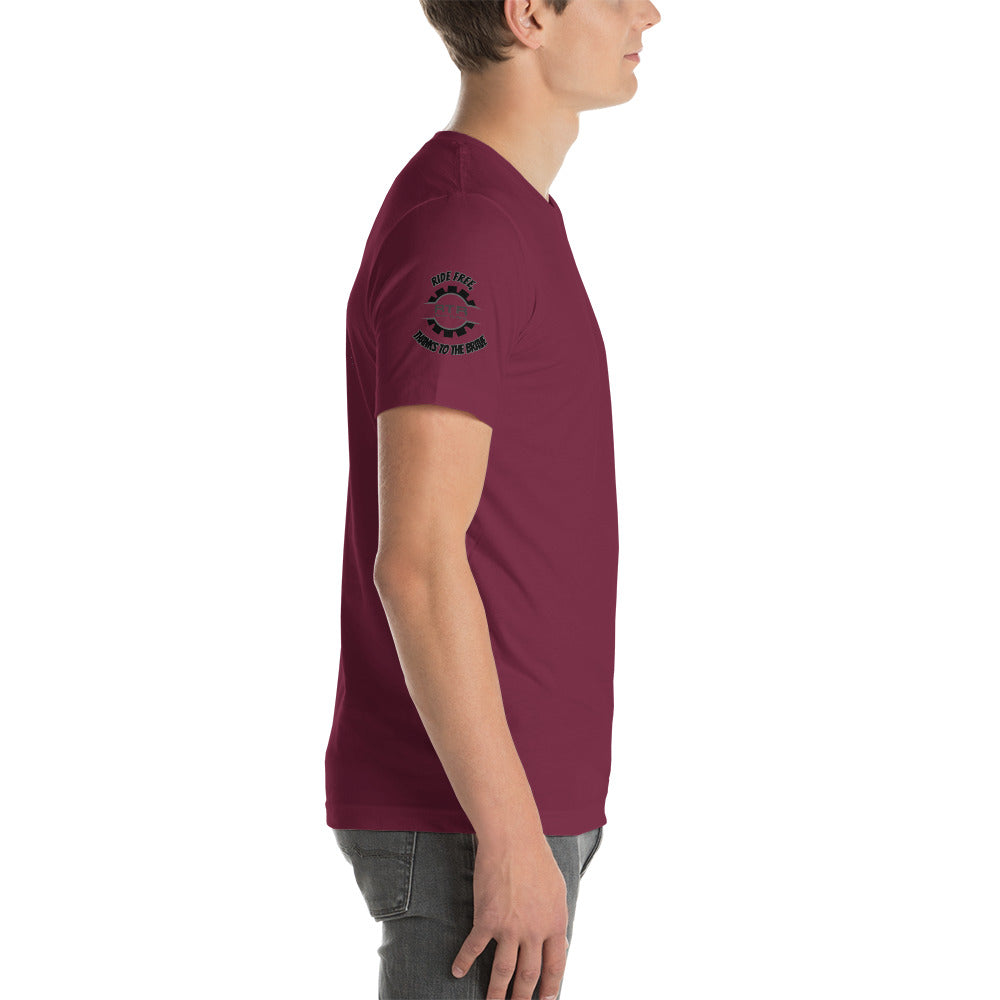 RTR Flag Ride Free, Thanks To The Brave Unisex t-shirt