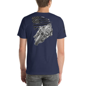 RTR Flag Ride Free, Thanks To The Brave Unisex t-shirt